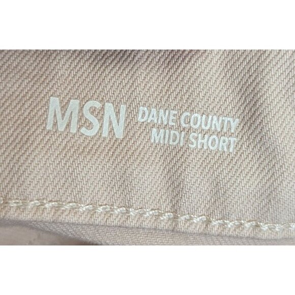 Warp + Weft Jean Shorts Women size 8/29 High Rise Pink Denim Rosewater Western - Picture 12 of 15